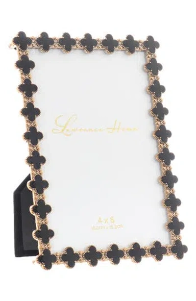 Lawrence Frames Black Enamel Clover Picture Frame