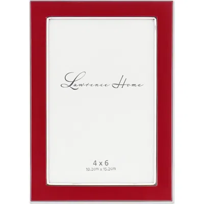 Lawrence Frames Enamel Frame In Red