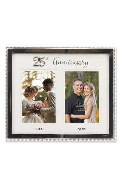 Lawrence Frames Happy 25th Anniversary Double 4x6 Frame In Black