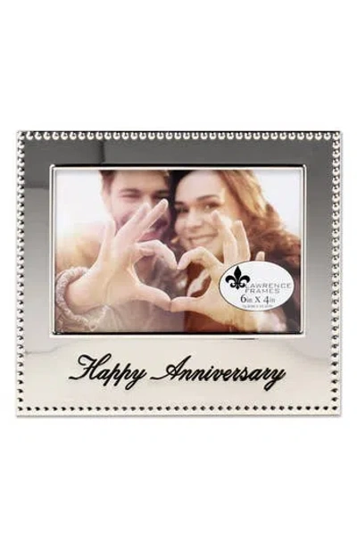 Lawrence Frames Happy Anniversary 4x6 Frame In Gray