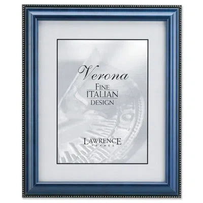 Lawrence Frames Picture Frame With Gold Beads In Blue
