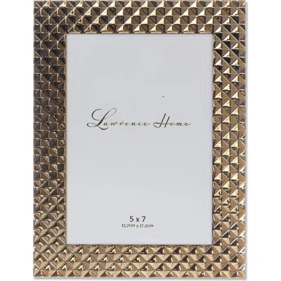 Lawrence Frames Polished Gold Pyramid Picture Frame