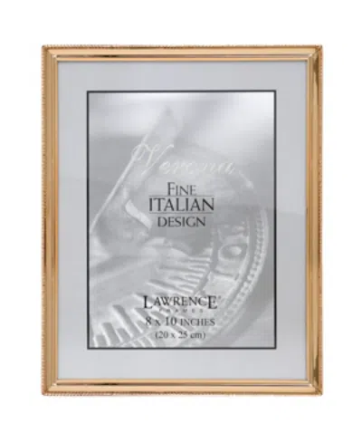Lawrence Frames Polished Metal Picture Frame In Gold-tone