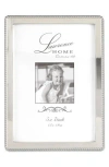 Lawrence Frames Silver Beaded Picture Frame In Silver