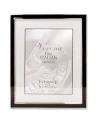 Lawrence Frames Silver Plated Metal With Black Enamel Picture Frame In Black