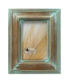Lawrence Frames Weathered Wood With Verdigris Wash Picture Frame In Brown