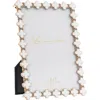 Lawrence Frames White Enamel Clover Picture Frame In White
