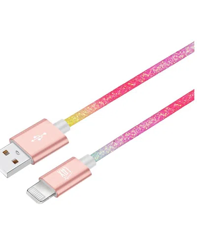 LAX GADGETS LAX GADGETS APPLE MFI CERTIFIED 10FT GLITTER LIGHTNING CABLE