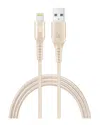 Lax Gadgets Apple Mfi Certified 4ft Gold Lightning To Usb Cable In Gold