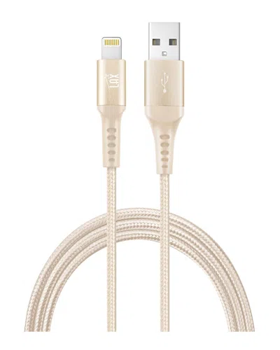 LAX GADGETS LAX GADGETS APPLE MFI CERTIFIED 4FT GOLD LIGHTNING TO USB CABLE