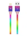 Lax Gadgets Apple Mfi Certified 6ft Glitter Lightning Cable In Multi