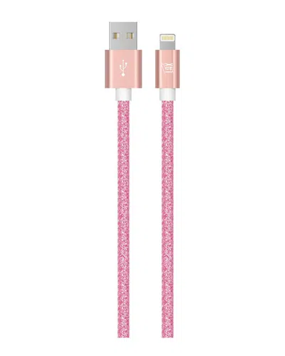 LAX GADGETS LAX GADGETS APPLE MFI CERTIFIED 6FT GLITTER LIGHTNING CABLE