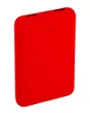 Lax Gadgets Rubberized Power Bank Red In Red