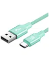 Lax Gadgets Usb Type C Turquoise To Usb 6ft In Turquoise