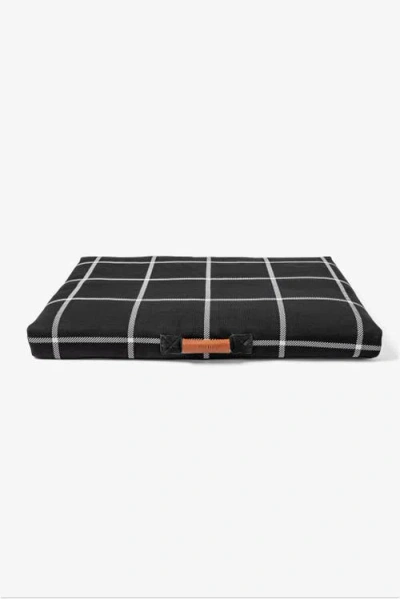 Lay Lo Checker Dog Bed In Black