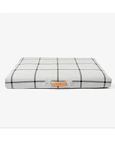 Lay Lo Plaid Extra Large Dog Bed In White