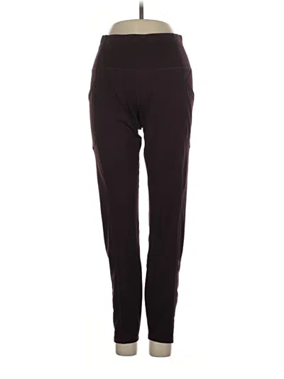 Pre-owned Layer 8 Active Pants In Burgundy