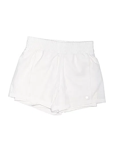 Pre-owned Layer 8 Athletic Shorts In White