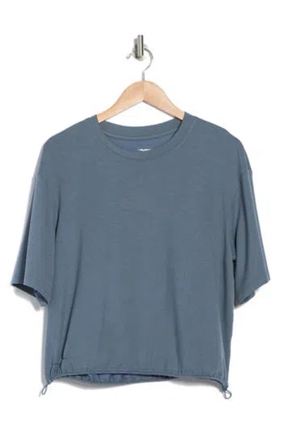 Layer 8 Everyday Casual Short Sleeve Top In Stormy Weather