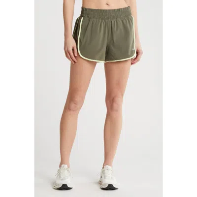 Layer 8 Fast Track 2-in-1 Running Shorts In Green