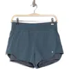 Layer 8 Fast Track 2-in-1 Running Shorts In Stormy Weather/stormy Weather