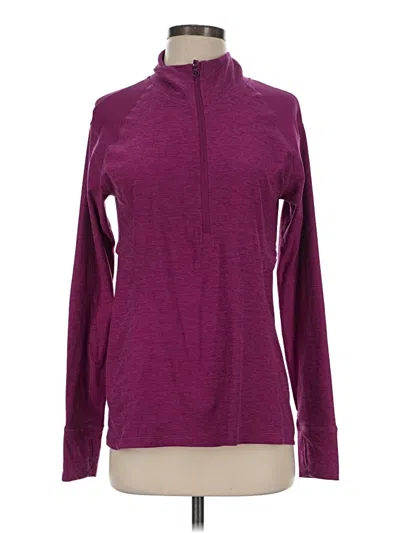 Pre-owned Layer 8 Fleece Jacket In Purple