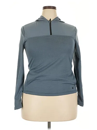 Pre-owned Layer 8 Fleece Jacket In Teal