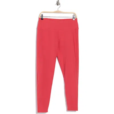 Layer 8 Grace Perforated 7/8 Leggings In Pink