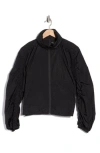 Layer 8 Leigh Packable Hood Jacket In Black
