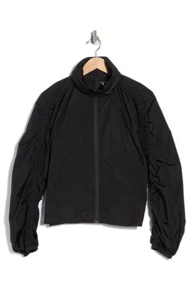 Layer 8 Leigh Packable Hood Jacket In Black
