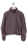 Layer 8 Leigh Packable Hood Jacket In Multi