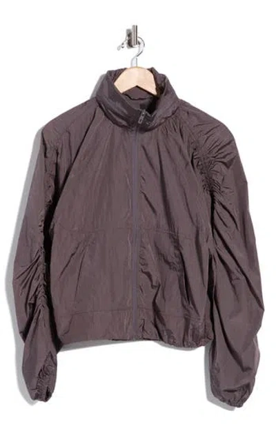 Layer 8 Leigh Packable Hood Jacket In Multi