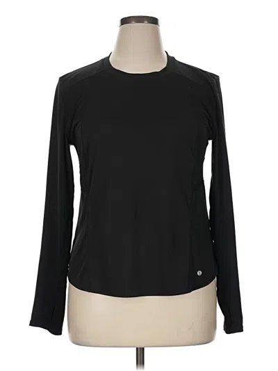 Pre-owned Layer 8 Long Sleeve T-shirt In Black