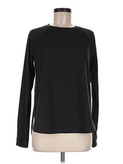 Pre-owned Layer 8 Long Sleeve T-shirt In Black
