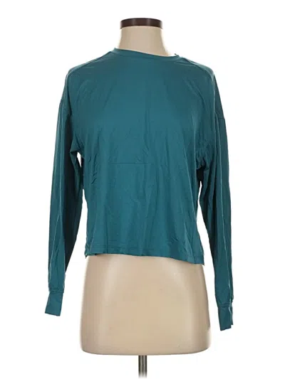 Pre-owned Layer 8 Long Sleeve T-shirt In Blue