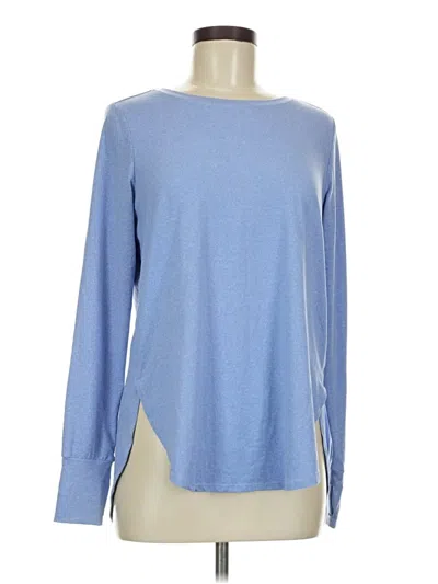 Pre-owned Layer 8 Long Sleeve T-shirt In Blue