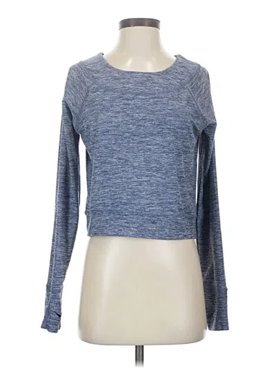 Pre-owned Layer 8 Long Sleeve T-shirt In Blue
