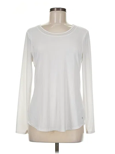 Pre-owned Layer 8 Long Sleeve T-shirt In Ivory