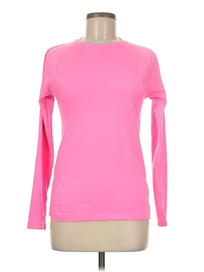 Pre-owned Layer 8 Long Sleeve T-shirt In Pink