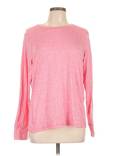Pre-owned Layer 8 Long Sleeve T-shirt In Pink