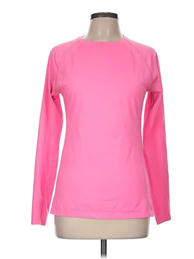 Pre-owned Layer 8 Long Sleeve T-shirt In Pink