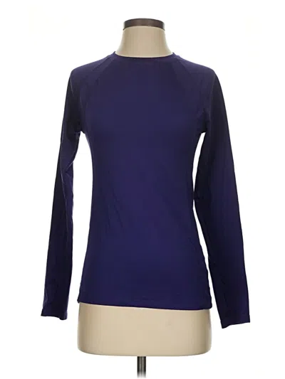 Pre-owned Layer 8 Long Sleeve T-shirt In Purple