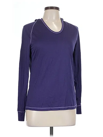 Pre-owned Layer 8 Long Sleeve T-shirt In Purple
