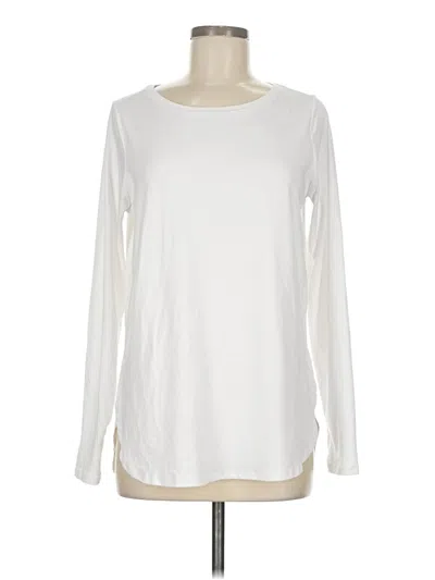 Pre-owned Layer 8 Long Sleeve T-shirt In White