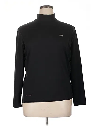 Pre-owned Layer 8 Long Sleeve Turtleneck In Black