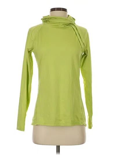 Pre-owned Layer 8 Long Sleeve Turtleneck In Green