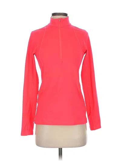 Pre-owned Layer 8 Long Sleeve Turtleneck In Red