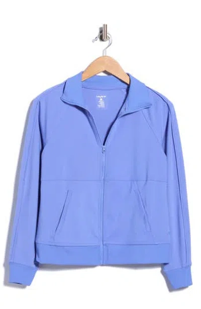 Layer 8 Perfect Piping Jacket In Blue