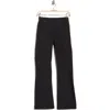 Layer 8 Polar Flow Zip Pocket Flare Leggings In Black