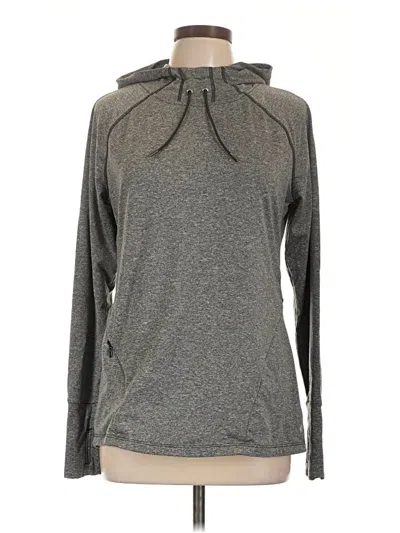 Pre-owned Layer 8 Pullover Hoodie In Gray